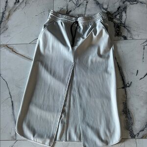 Zara Light Gray Midi Skirt